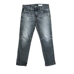 AG Adriano Goldschmied Jeans Womens Faded Black Ex Boyfriend Slouchy Slim 32x27"